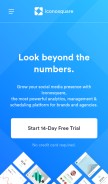 How iconosquare.com looks like on a mobile device such as an iPhone.