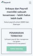 How id.kayaroll.com looks like on a mobile device such as an iPhone.