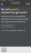 How idealever.com looks like on a mobile device such as an iPhone.