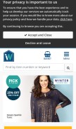 How idealworld.tv looks like on a mobile device such as an iPhone.