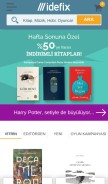 How idefix.com looks like on a mobile device such as an iPhone.
