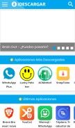 How idescargar.com looks like on a mobile device such as an iPhone.