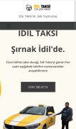 How idiltaksi.com looks like on a mobile device such as an iPhone.