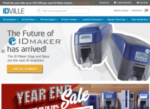 How idville.com looks like on a tablet such as an iPad.