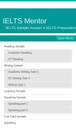 How ielts-mentor.com looks like on a mobile device such as an iPhone.