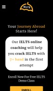 How ieltsonlinecoaching.in looks like on a mobile device such as an iPhone.