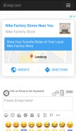 How iemoji.com looks like on a mobile device such as an iPhone.