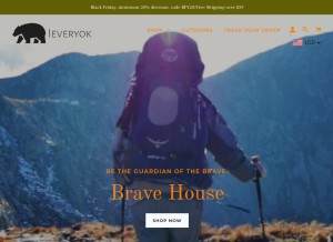 How ieveryok.com looks like on a tablet such as an iPad.