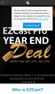 How iezvu.com looks like on a mobile device such as an iPhone.