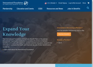 How ifebp.org looks like on a tablet such as an iPad.
