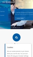 How ifmsystems.com looks like on a mobile device such as an iPhone.