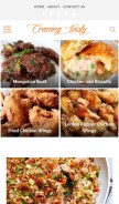 How ifoodblogger.com looks like on a mobile device such as an iPhone.