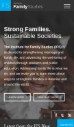 How ifstudies.org looks like on a mobile device such as an iPhone.