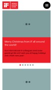How ifworlddesignguide.com looks like on a mobile device such as an iPhone.