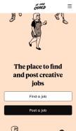 How ifyoucouldjobs.com looks like on a mobile device such as an iPhone.