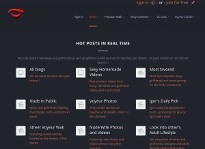 How igorsclouds.com looks like on a tablet such as an iPad.