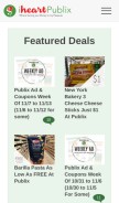 How iheartpublix.com looks like on a mobile device such as an iPhone.