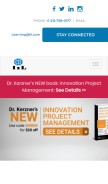 How iil.com looks like on a mobile device such as an iPhone.