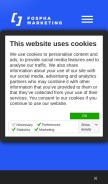 How ijento.com looks like on a mobile device such as an iPhone.