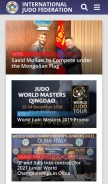 How ijf.org looks like on a mobile device such as an iPhone.