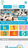 How iknowit.com looks like on a mobile device such as an iPhone.