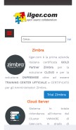 How ilger.com looks like on a mobile device such as an iPhone.