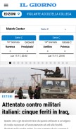 How ilgiorno.it looks like on a mobile device such as an iPhone.