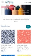 How iloveneedlework.com looks like on a mobile device such as an iPhone.