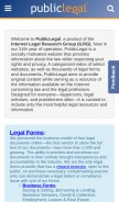 How ilrg.com looks like on a mobile device such as an iPhone.