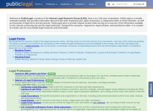 How ilrg.com looks like on a tablet such as an iPad.