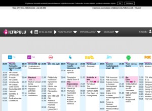 How iltapulu.fi looks like on a tablet such as an iPad.