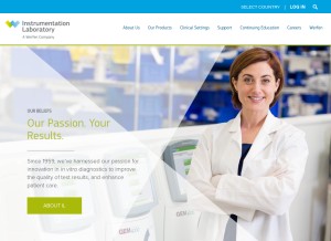 How ilww.com looks like on a tablet such as an iPad.