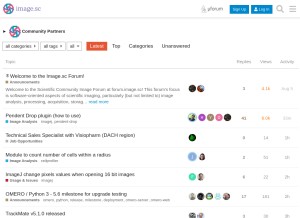 How image.sc looks like on a tablet such as an iPad.