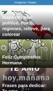How imagenestotales.com looks like on a mobile device such as an iPhone.