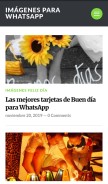 How imagenwhatsapp.com looks like on a mobile device such as an iPhone.