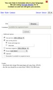 How imageup.ru looks like on a mobile device such as an iPhone.