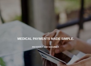 How imaginepay.com looks like on a tablet such as an iPad.