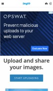 How imgbb.com looks like on a mobile device such as an iPhone.
