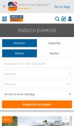 How immobilienscout24.at looks like on a mobile device such as an iPhone.