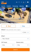 How immoscout24.ch looks like on a mobile device such as an iPhone.