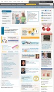How immunize.org looks like on a mobile device such as an iPhone.