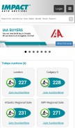 How impactauto.ca looks like on a mobile device such as an iPhone.