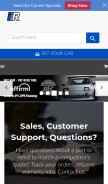 How importimageracing.com looks like on a mobile device such as an iPhone.