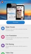 How imqq.com looks like on a mobile device such as an iPhone.