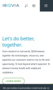 How imsglobal.com looks like on a mobile device such as an iPhone.