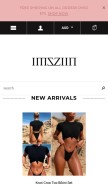How imzziin.com looks like on a mobile device such as an iPhone.
