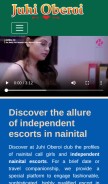 How in.juhioberoi.com looks like on a mobile device such as an iPhone.