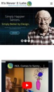 How in2l.com looks like on a mobile device such as an iPhone.