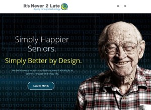 How in2l.com looks like on a tablet such as an iPad.