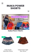 How inakapowershorts.us looks like on a mobile device such as an iPhone.